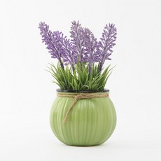 라벤더 조화 화분 인테리어 소품