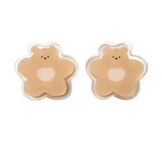 버터 아크릴 집게 버터곰, 4개