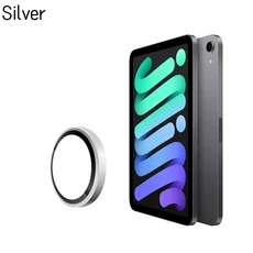 Apple IPad 11세대(A16) 2025 10th Air 5 4 Mini 7 6 HD 카메라 커버용 강화 유리 링 컬러 렌즈 보호대, 06 은, 02 ipad 11th 2025 (A16), 01 강화유리