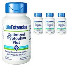 LIFE EXTENSION 色氨酸素食膠囊, 90 件, 4個