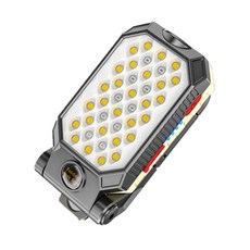 LED強光COB磁吸工作燈 緊急照明 戶外照明燈 警示燈 汽修手電筒 停電行動燈, 1個