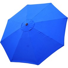 벨리노 교체 로얄 블루 엄브렐러 캐노피 10피트 8개의 갈비뼈용