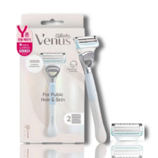 [추천 1위 산부인과&피부과 테스트완료] 질레트 비너스 y존 제모기 1세트, 1개