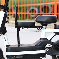 안장 전기 자전거 앞좌석 안장 의자 보조, -8 블랙 럭셔리 플러스 키높이 쿠션 암레스트, 1개, G. 8블랙럭셔리대형패딩쿠션팔걸이