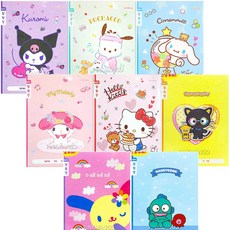 단비가 산리오 캐릭터 넓은칸 알림장 5개 캐릭터문구, 우사하나