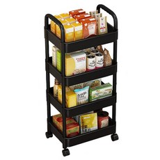 Tiger Pavilion 심플 베이직 트롤리 4단, 블랙