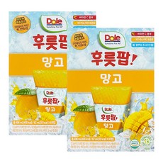Dole 돌 후룻팝 망고 망고팝 얼려먹는주스, 496ml, 2개