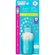 비오레 UV 아쿠아 리치 50SPF 리필 미스트 60ml x2