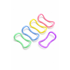 젠링 스트레칭 요가링 돌기형 종아리 목 마사지링 필라테스링 홈트용품 1+1, 보라, 2개