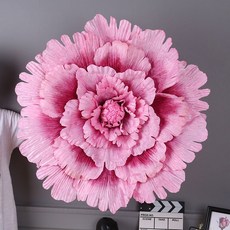 자이언트플라워 대형 실크 조화 모란 머리 웨딩 꽃 다양한 크기 DIY 꽃 배경 벽 장식, [01] 30cm, 09 Rose Red_01 30cm