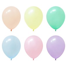 조이텍스 라운드풍선 30cm 마카롱 혼합 / 전문가용 고무풍선 파티풍선 생일파티 이벤트풍선, 100입