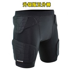 패드 항공발송 골키퍼복 골키퍼보호대세트 의류 축구 풀세트 스포츠 안전 장비 반팔 충돌, 업그레이드 5부 팬츠, 1개