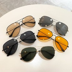 자외선차단 보잉 선글라스 가벼운 레트로 남자 틴트선글라스 빅사이즈 투브릿지 톰크루즈 미러 썬글라스