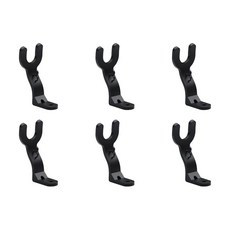 오토바이 헬멧 걸이 랙 주방 캐비닛 선반 벽걸이 후크 전기 자전거 수납 홀더, 색상: 3. 6PCS