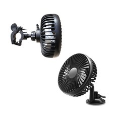 차량용 선풍기 USB 흡착식 거치식 윈드실드 헤드레스트 에어쿨링팬 써큘레이터 ACF20, ACF20_거치형