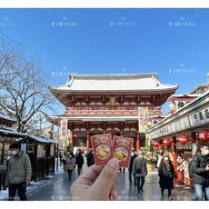 淺草寺過爐 日本錢龜 招福鶴 金錢龜 招財錢母 錢包開運小物 祈福龜鶴延年 送禮, 1個, 一個