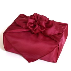 정담은보자기 공단 보자기 55 x 55cm 예단 명절 답례품 선물포장, 1장, No.04 자주