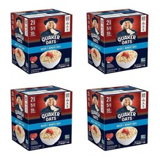 Quaker 퀘이커 오츠 퀵 1분 오트밀 브랙퍼스트 시리얼 2.26kg, 4개