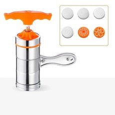 수동 국수 메이커 프레스 파스타 기계 크랭크 커터 과일 착즙기 조리기구 스파게티 주방, 검정