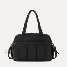 BAGS MART輕巧多功能運動包，多層收納，舒適肩帶，多色可選, Black, 1個