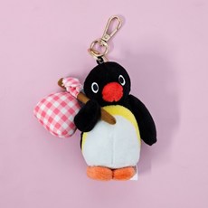 핑구 보따리 인형 키링 가방고리, 1개, 블랙, 10cm