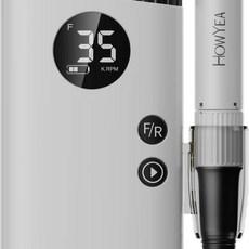 금속 네일 드릴 머신 브러시리스 모터 디스플레이 휴대용 전문가용 샌더 펜 형태, 1개, 1. White