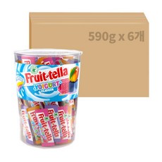 농심 후르트텔라 요구르트향 590g 6개 1박스
