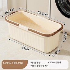 에비노 대걸레탈수기 물 마대 마포걸레 대걸레 밀대, 밀크커피 대형 바퀴 포함, 1개