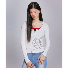 유희 YOUHEE GRAPHIC HOODIE LONG SLEEVE WHITE