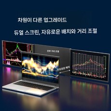 15.6인치 정도 스크린 휴대용 모니터 1줄 3스크린 노트북 고화질