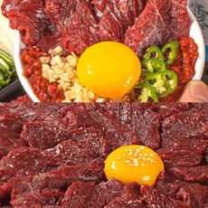 당일도축한 한우 육사시미 뭉티기, 120g, 1개