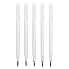 PKFARM 재단용 아이롱 열펜 원단 지워지는 초크펜, 화이트색상, 5개