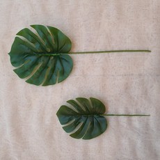 밍블랑 셀프인테리어 디퓨저재료 모음 DIY 디퓨저 공병 섬유스틱 리필오일 디퓨저스틱, 1개, 몬스테라 조화(중) 1개