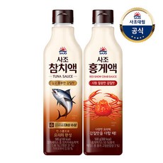 [사조대림] 참치액 500g x1개 +홍게액 500g x1개 /액젓/소스, 2개