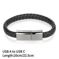 PD 60W 타입 C 팔찌 케이블 고속 충전 데이터 동기화 데이터 케이블 아이폰 16 15 샤오미 USB C to USB 퀵차지, Type C to C, [02] USB A to USB C