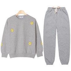 CROZEM 孩童笑臉衛衣運動服套裝