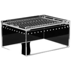 PJ小舖 爬蟲飼養箱 磁吸壓克力飼養籠 爬蟲箱 守宮 睫角 鬆獅蜥蜴 飼養盒, 透明, 1個