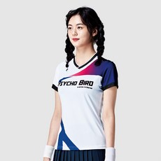 싸이코버드 PSY-6011 배드민턴 여성 반팔 티셔츠
