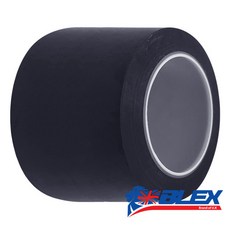 BLEX PVC 바닥라인 테이프 흑색 75mm x 30M, 상세페이지 참조, 1개