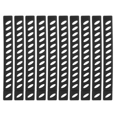 uxcell 50개의 블레이드 엣지 가드 나이프 프로텍터 205×20×4.3 mm 플라스틱 블레이드 엣지 커버 슬리브 유니버설 나이프 커버 나이프 시스(주방용) 검정