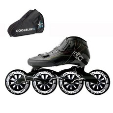 인라인 레이싱 선수용 피겨 스케이트화 시티런 전문용, 1개, 가방 포함