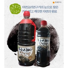 [해오름바이오] 만능 저염 전통 기장 다시마 맛간장 (1 500ml), 1개, 1.5L
