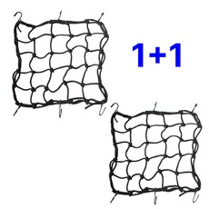 오토바이 그물망 혼다 야마하 바이크 호환 탄성 그물망 40x40cm (1+1), 2개, 블랙 2개, 블랙