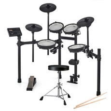 Roland TD-07DMK 電子鼓 全網狀 公司貨 兩年保固 附大鼓踏板 鼓椅 鼓棒 耳機, 1個, 耳機+鼓椅+鼓棒+大鼓踏板