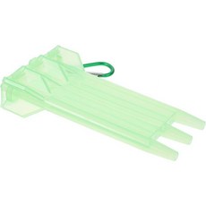 마이프케이스 휴대용 다트 저장 케이스 가볍고 내구성 있는 박스 다트용 구획 디자인으로 쉽게 접근 가능 투명한 녹색 색상 정리 액세서리용, 초록