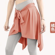 聚衣堂 運動瑜伽一片裙 綁帶設計