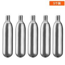 臺灣出貨高壓便攜打氣筒山地自行車配件公路車專用小型co2充氣瓶新品, ACRUNU充氣瓶CO2【5個裝】, 1個