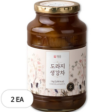 평중 담터 도라지 생강차 1kg+1kg 총 2kg 안전포장, 1kg, 1개입, 2개