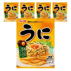 S&B 에스비 생 풍미 스파게티 파스타 소스 성게 우니 x 5개, 52g