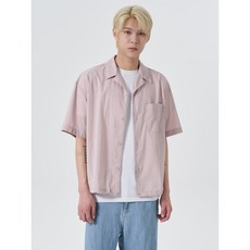 매장정품 에잇세컨즈 8SECONDS 스트링 오픈카라 반소매 셔츠 라이트 핑크 (424565LY5Y) 424565LY5Y 205905